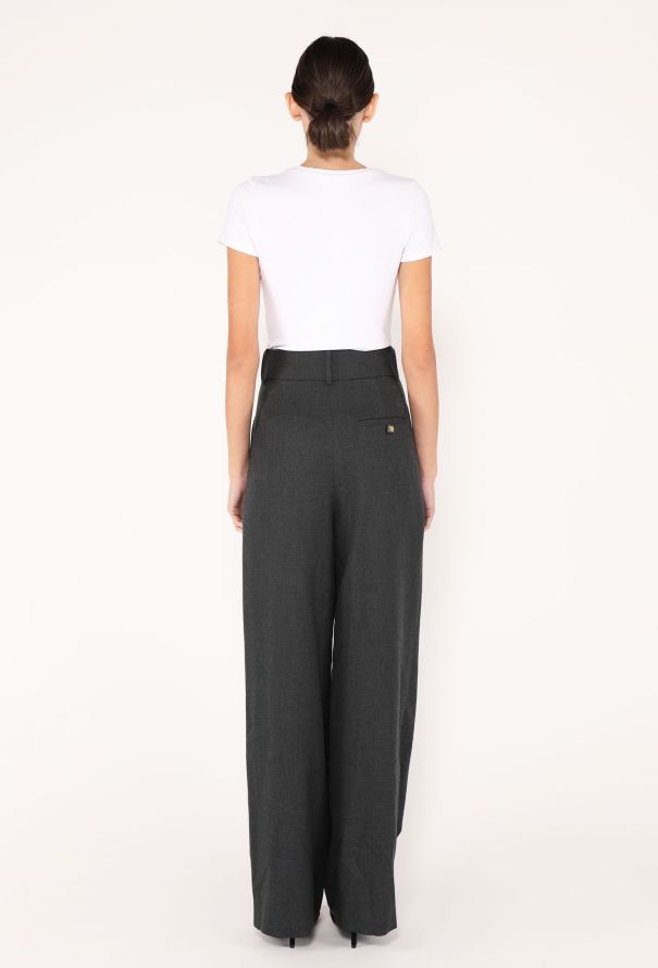 Loewe 2024 Wool Wrap Trousers - 4