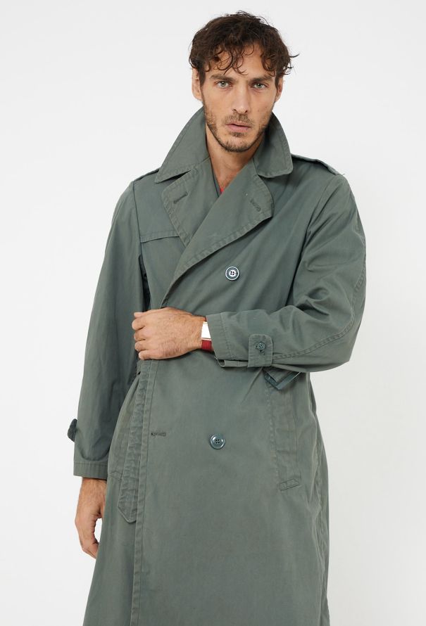 Men's Vintage '70s U.S. Army 274 Khaki Raincoat - 1