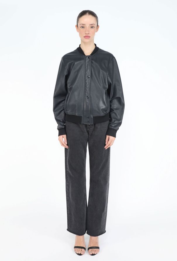 Céline Classic Lambskin Bomber Jacket - 1