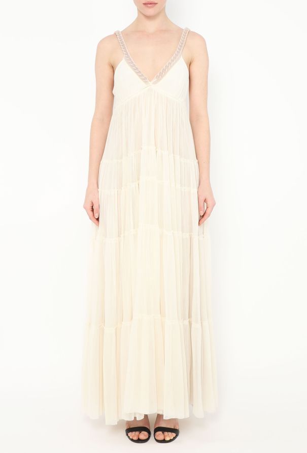 Jean Paul Gaultier Ruched Chainlink Mesh Gown - 2 Jean Paul Gaultier Ruched Chainlink Mesh Gown - 2