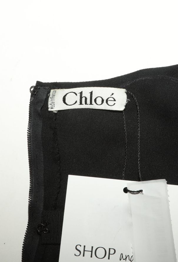 Chloé RARE 1975 Lagerfeld Embroidered Chiffon Gown - 5