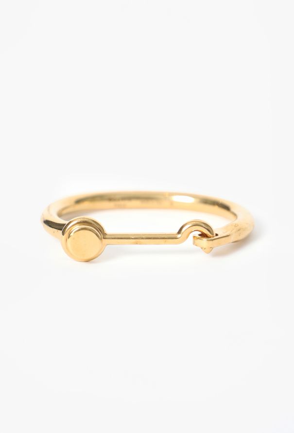Céline Brass Hinge Bracelet - 1