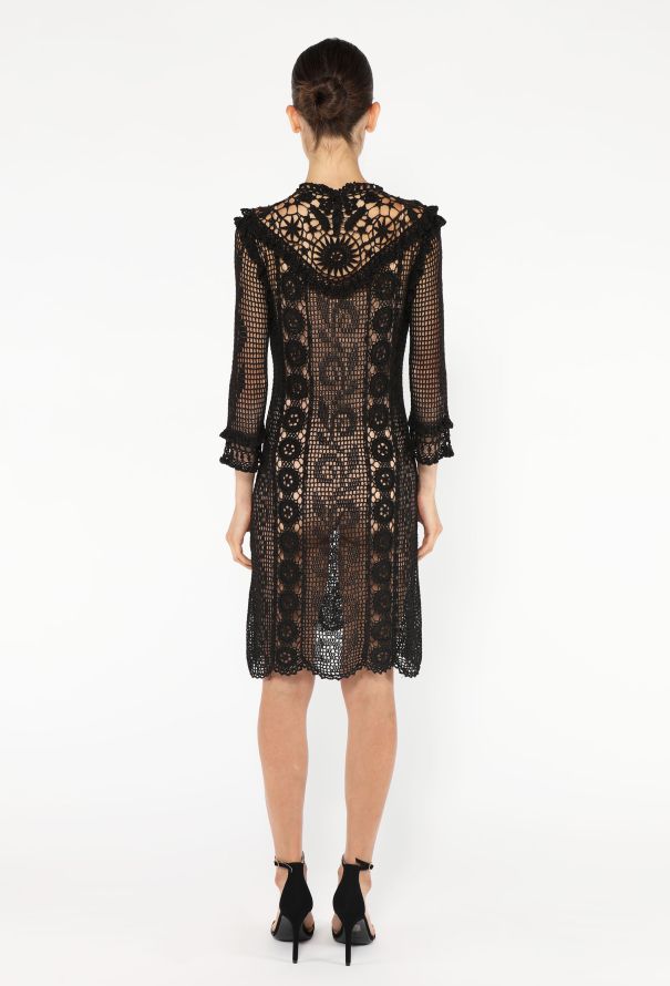 Crochet Empire Tunic Dress - 5