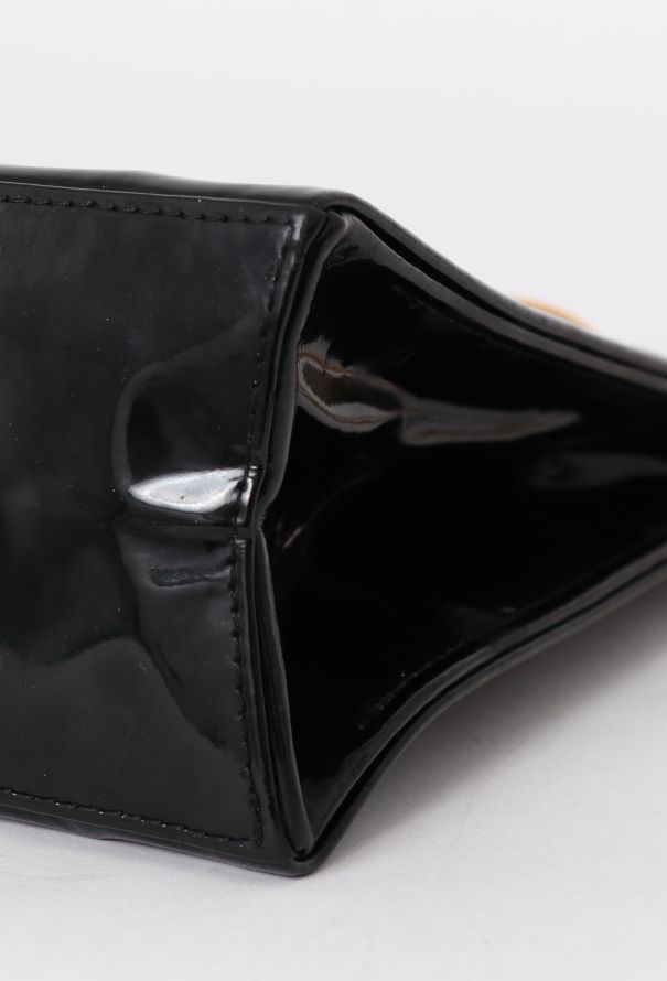 Saint Laurent '80 Black Vinyl Mini Bag - 8