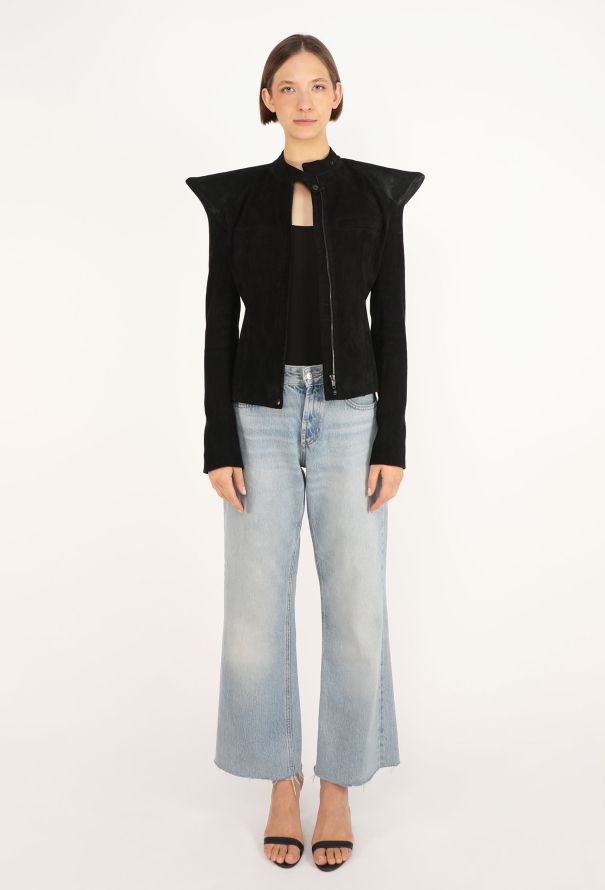 Maison Margiela Pagoda Shoulder Suede Jacket, S/S 2008 - 5