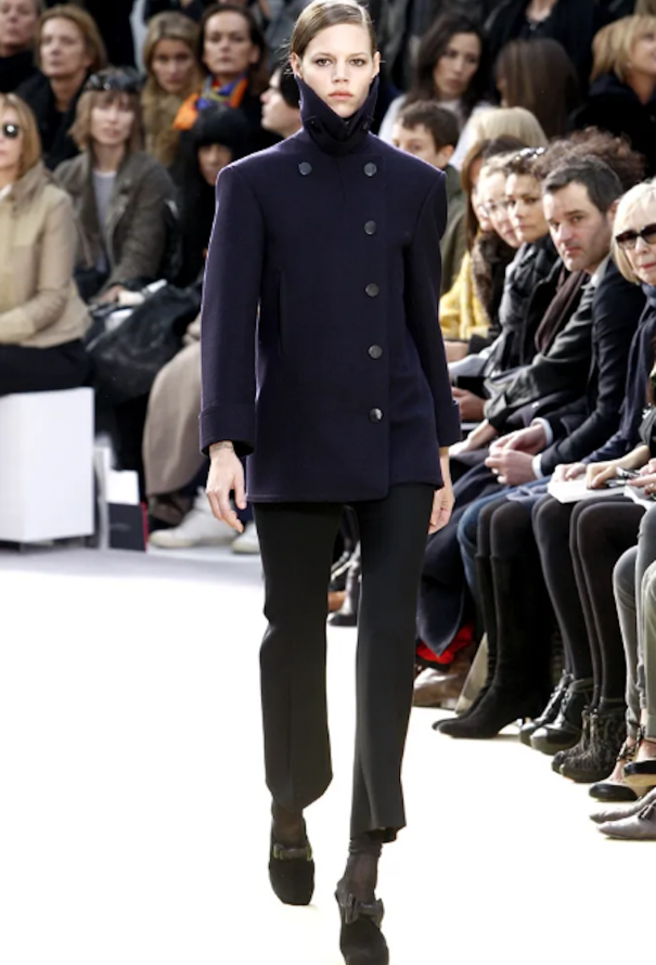 Céline F/W 2010 Felted Peacoat - 2