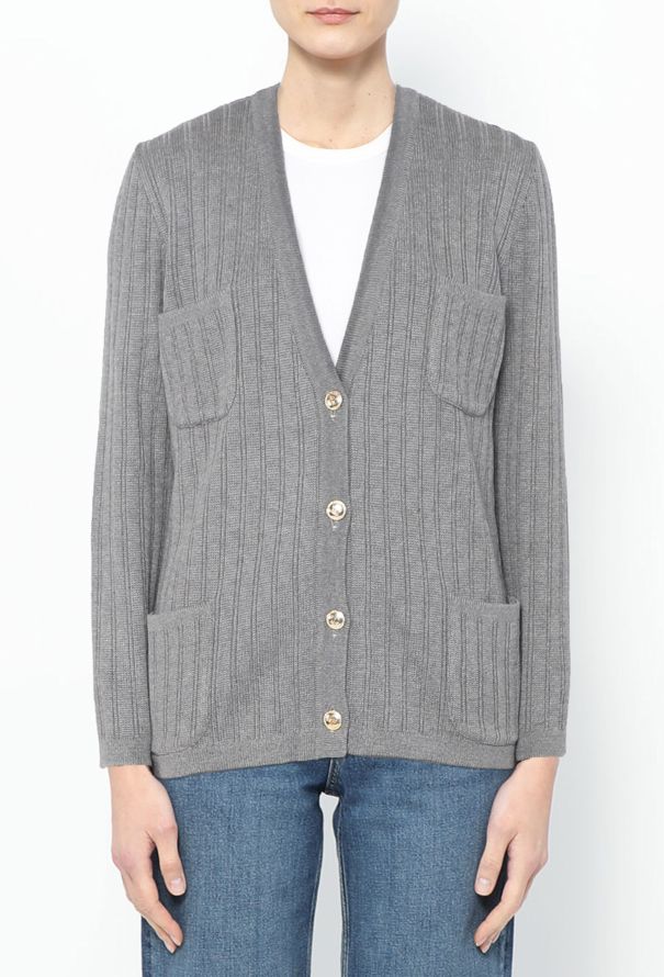 Céline Vintage Knit Cardigan - 1