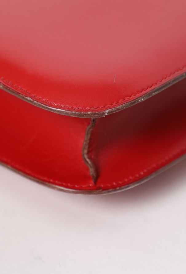 Hermès Vintage Rouge Vif Box Constance 23 - 9
