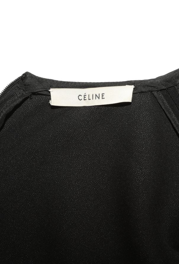 Céline 2010 Black Crêpe Zip Tunic - 5 Céline 2010 Black Crêpe Zip Tunic - 5