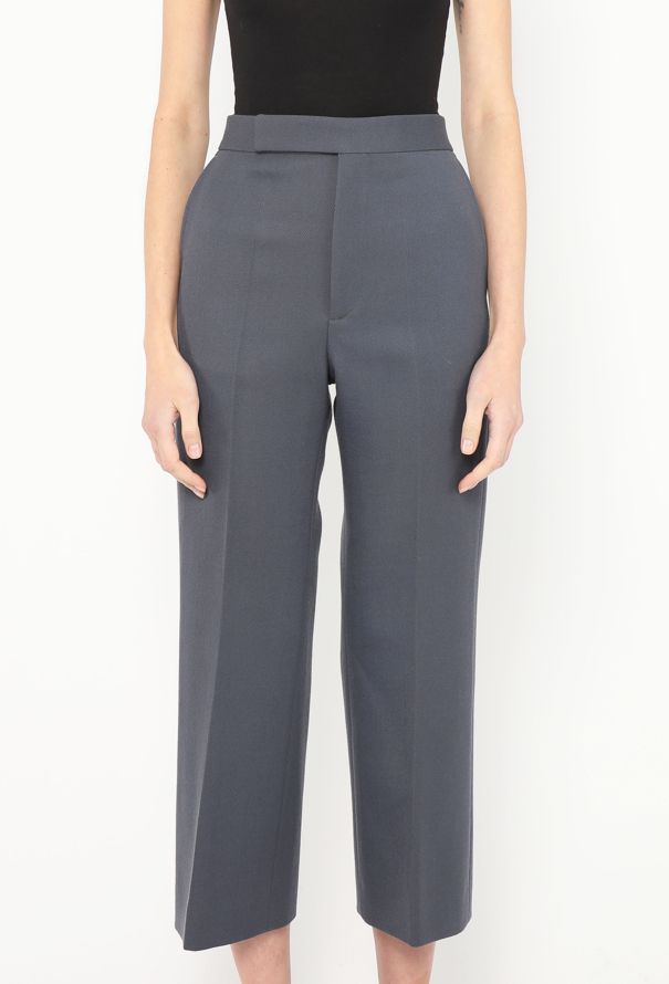Céline High-Waisted Twill Trousers - 2