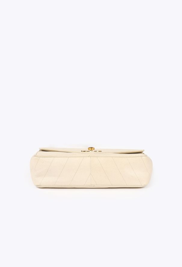 Chanel Vintage Chevron Envelope Flap Bag - 6