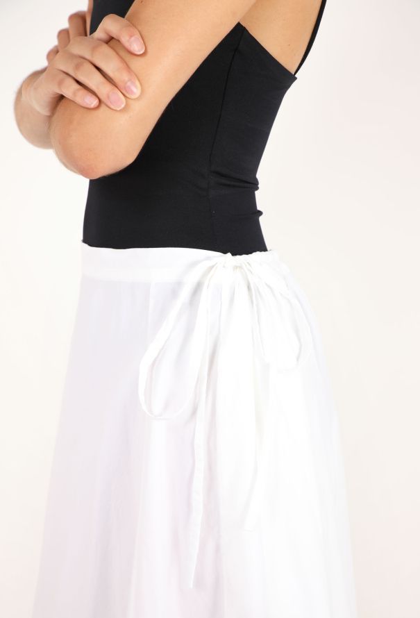The Row Fleur Cotton Flared Skirt, 2024 - 4