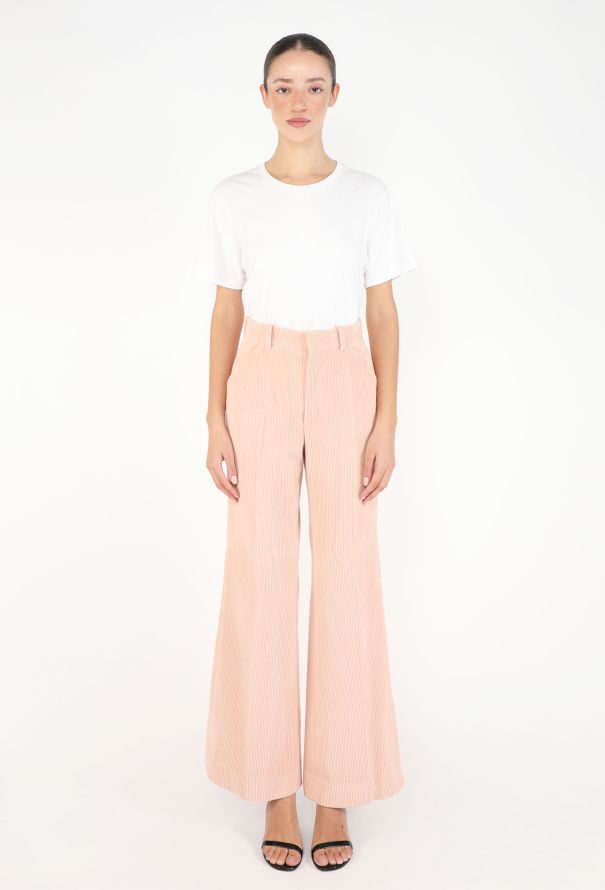 Chloé Pre-Fall 2023 Flared Corduroy Suit - 6