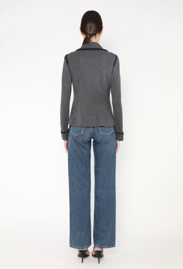 Chanel Bicolor 'CC' Collegiate Blazer - 4 Chanel Bicolor 'CC' Collegiate Blazer - 4