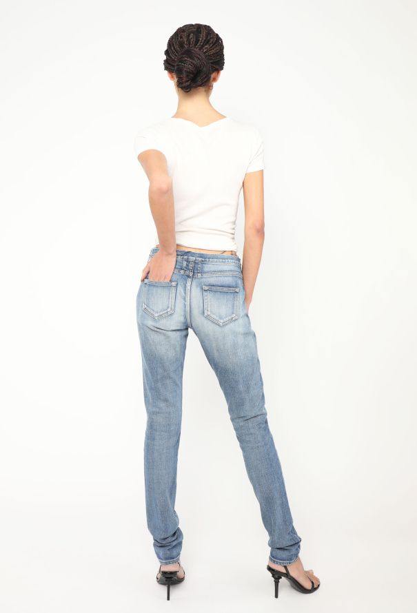 Saint Laurent S/S 2016 Distressed Slim Jeans - 5 Saint Laurent S/S 2016 Distressed Slim Jeans - 5