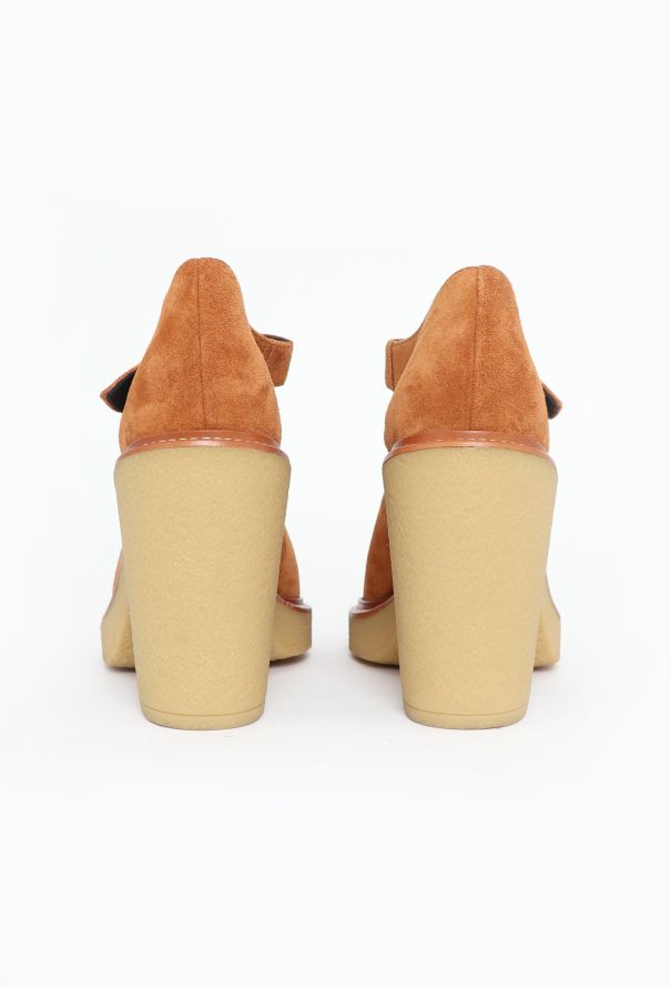 Hermès 2024 Suede Platform Drew Sandals - 4 Hermès 2024 Suede Platform Drew Sandals - 4