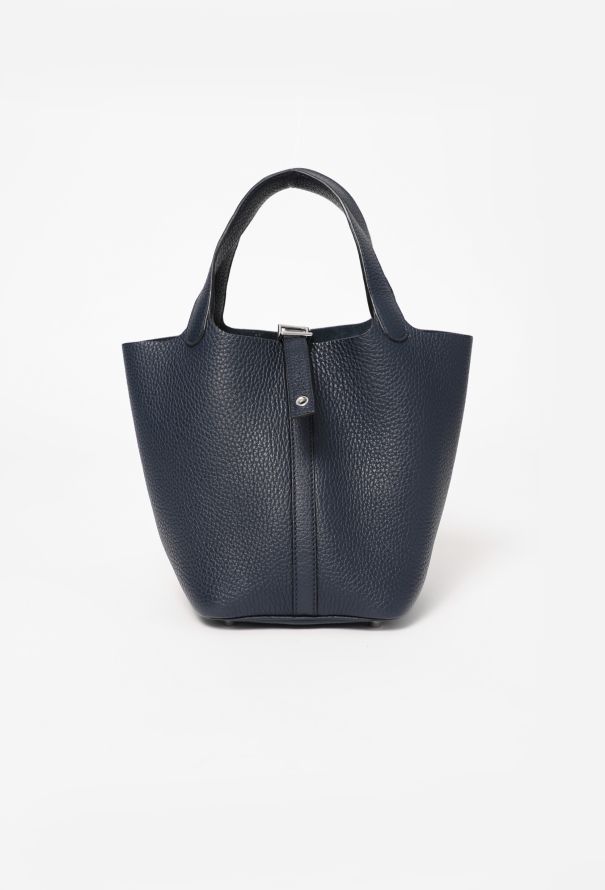 Hermès Bleu Nuit Clemence Picotin Lock It 18 - 1