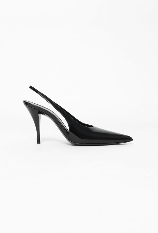Saint Laurent Pre-Fall 2021 Patent Slingbacks - 1