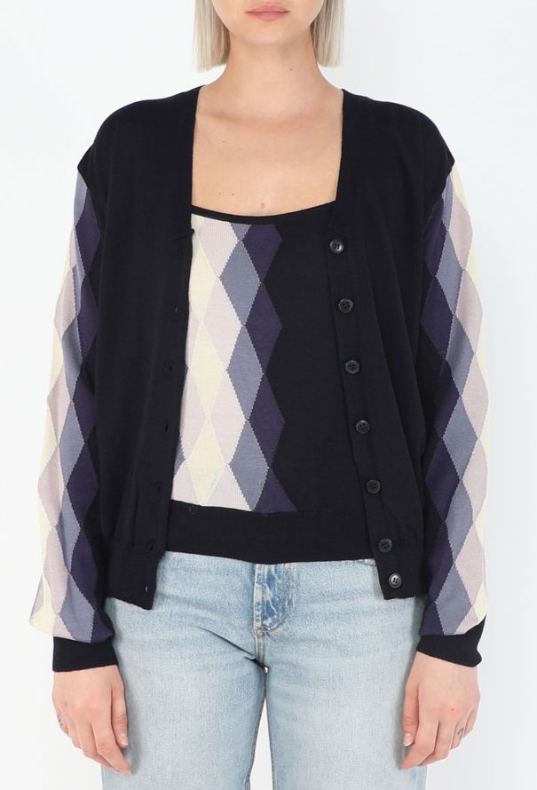 Chloé 3-Piece Argyle Ensemble, Fall 2000 - 6