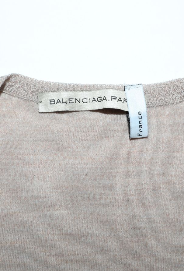 Balenciaga 2004 Ribbed Button Top - 4