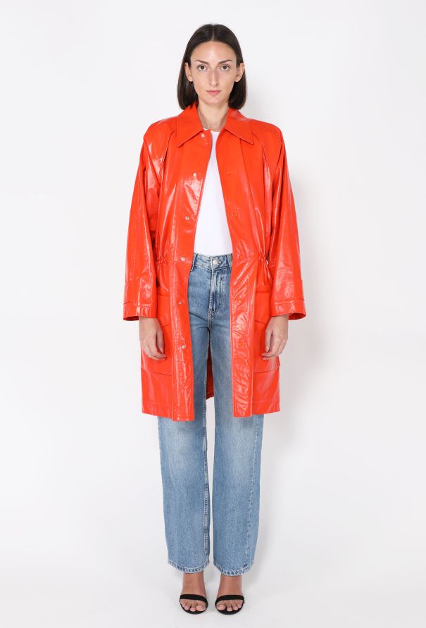 Bottega Veneta Leather Utility Coat, S/S 2020 - 4