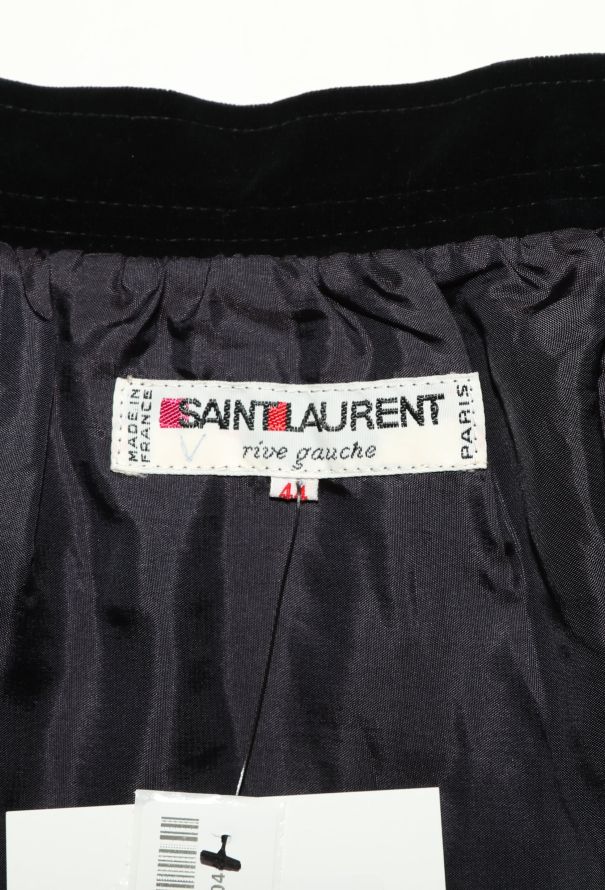 Saint Laurent Vintage Velvet A-Line Skirt - 4 Saint Laurent Vintage Velvet A-Line Skirt - 4
