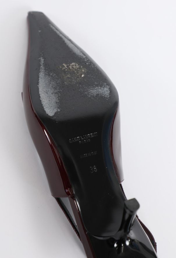 Saint Laurent 2024 Carine Patent Slingback Heels - 5