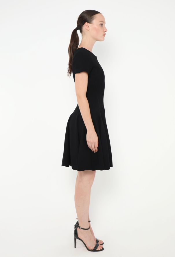 Alaïa Classic Piqué Skater Dress - 3