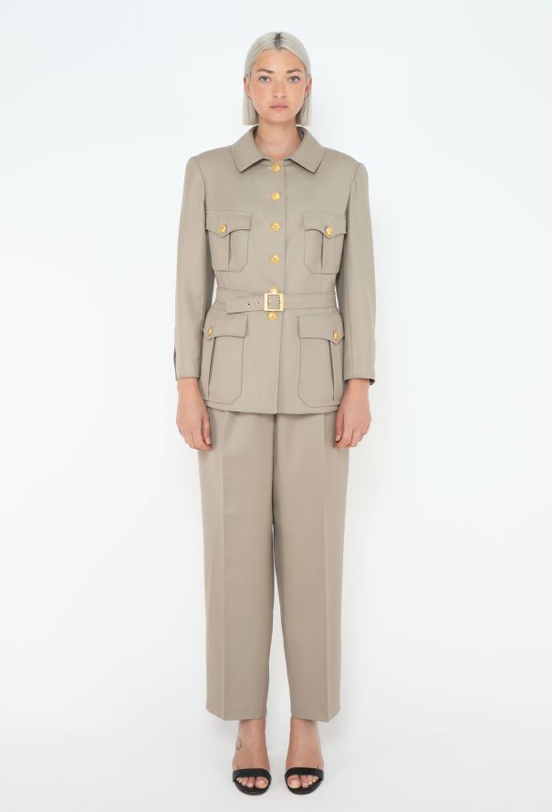Chanel ICONIC F/W 1996 Belted Safari Ensemble - 1