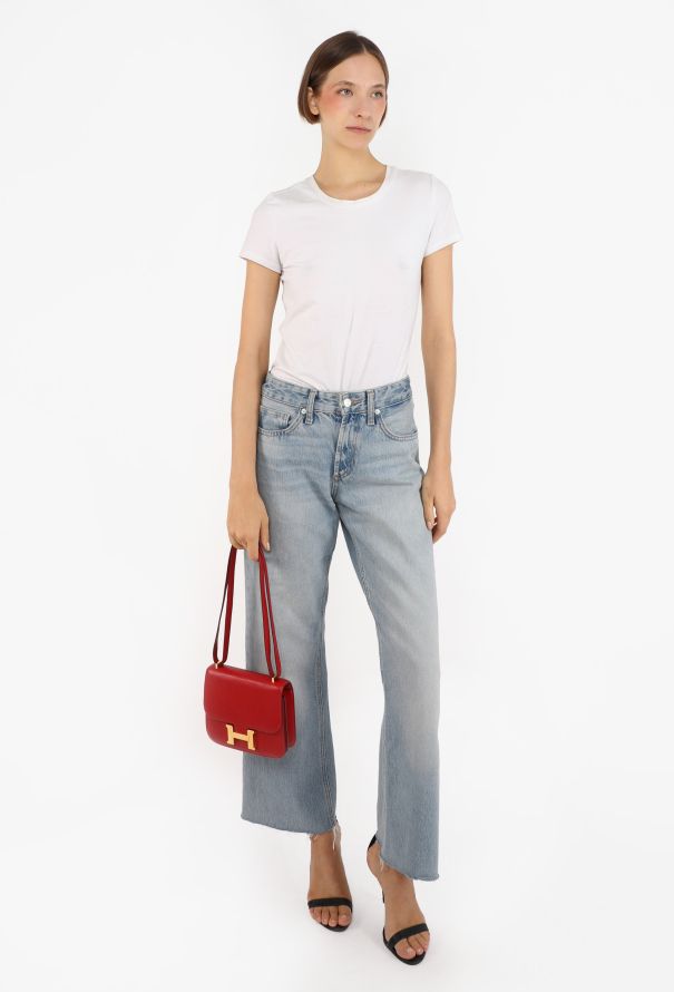 Hermès Mini Constance 18 Epsom Rouge Casaque - 2