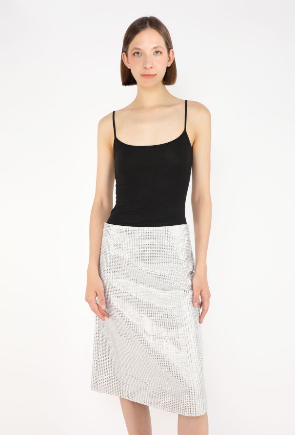 Bottega Veneta Strass Appliqué Skirt, 2019 - 1