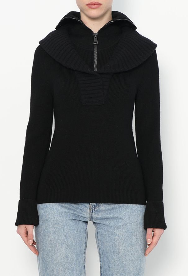 Balenciaga 2002 Double Collar Sweater - 3 Balenciaga 2002 Double Collar Sweater - 3