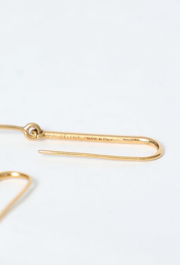 Céline S/S 2016 Jade Pendant Earrings - 5