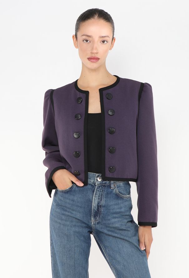 Saint Laurent Late '70s Russian Cropped Jacket - 1
