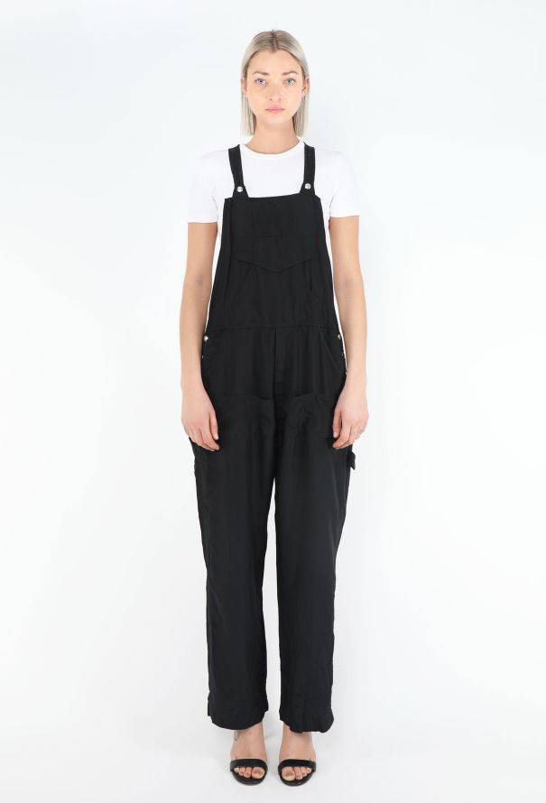 Balenciaga 2003 Silk Utility Overalls - 2