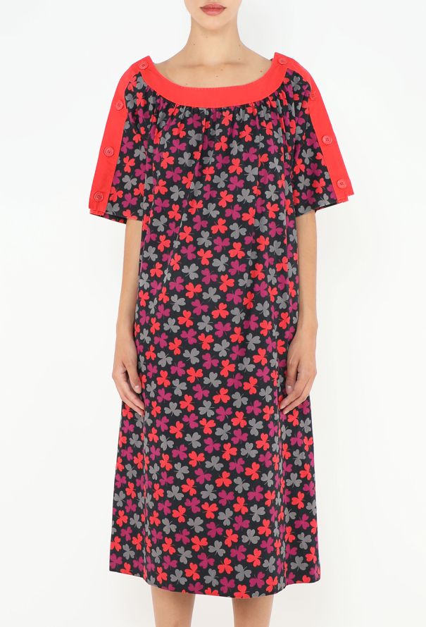 Céline Vintage Cotton Clover Dress - 2 Céline Vintage Cotton Clover Dress - 2
