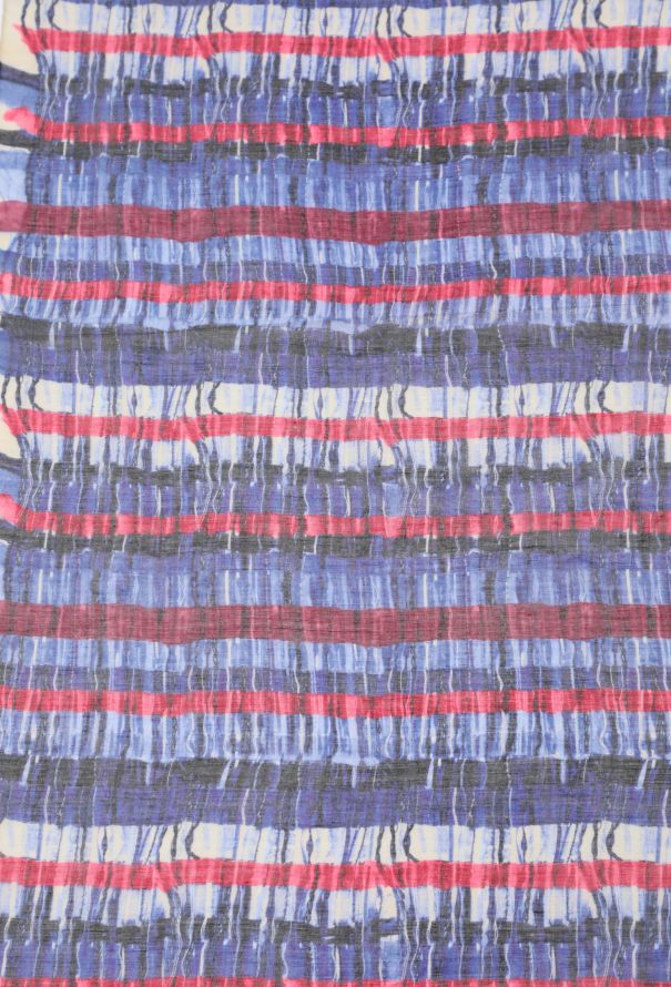Chanel Silk & Cashmere Striped 'CC' Shawl - 3