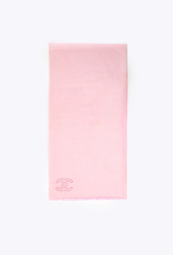 Chanel Tonal 'CC' Cashmere Scarf - 6