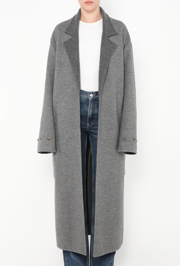 Céline Cashmere Lapel Oversized Coat - 2 Céline Cashmere Lapel Oversized Coat - 2