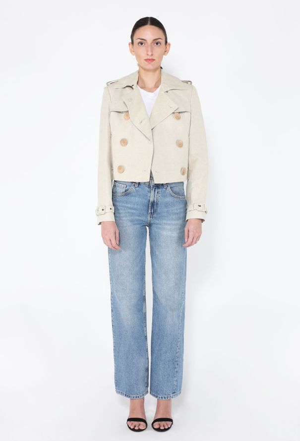 Chloé 2006 Cropped Trench Jacket - 4