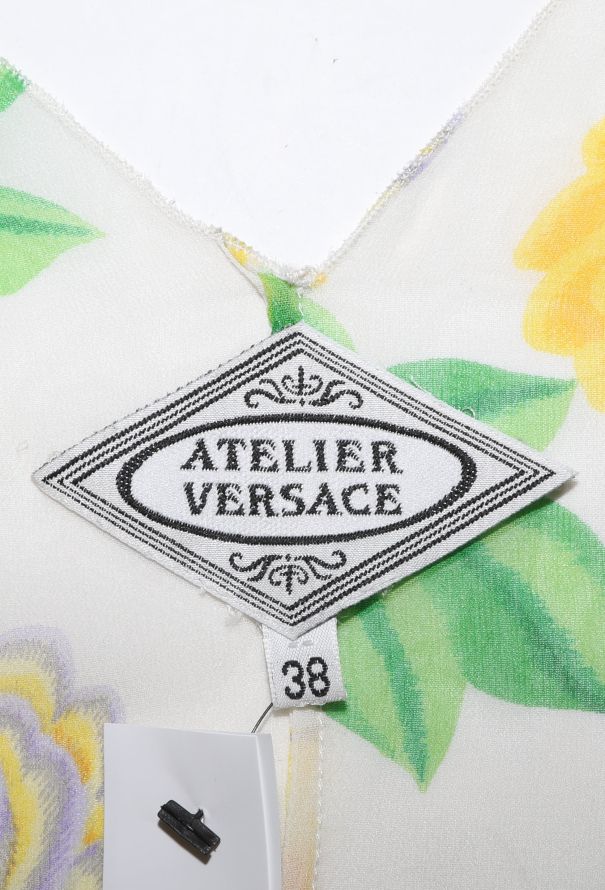 Gianni Versace Atelier Floral Sheath Dress, 1990s - 5