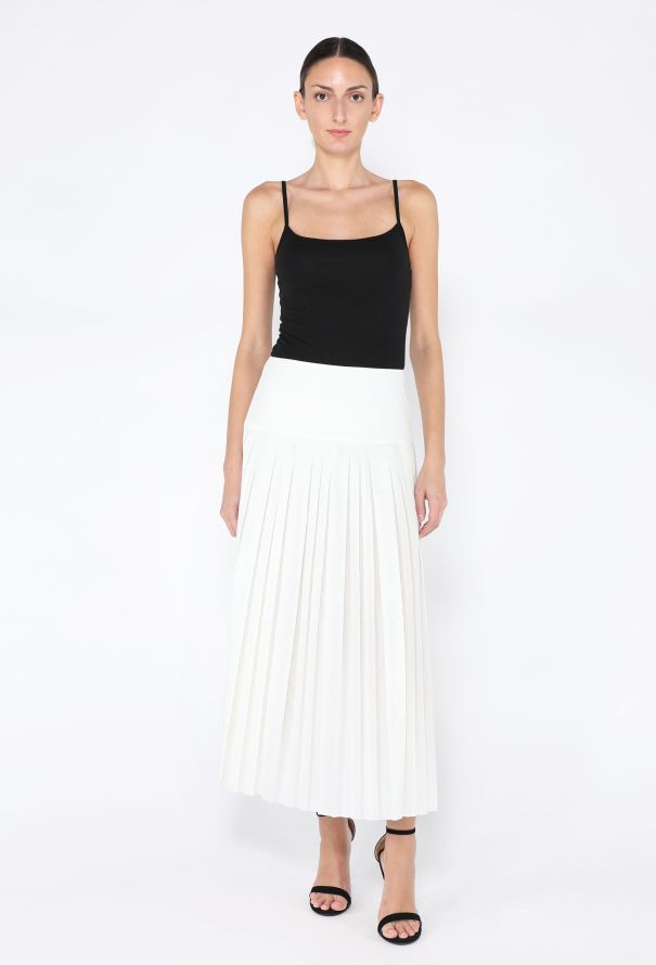 The Row 2020 Magdita Pleated Maxi Skirt - 1