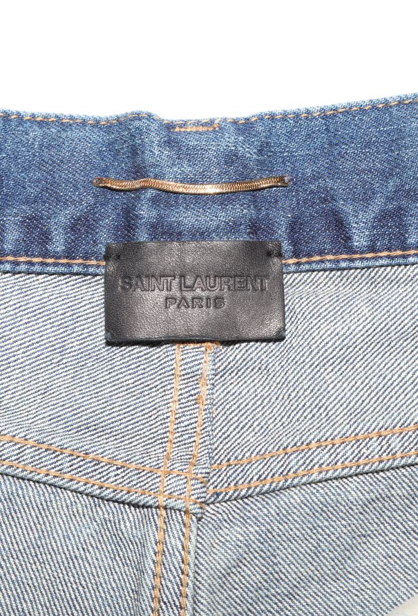 Saint Laurent 2022 Washed Tapered Jeans - 5