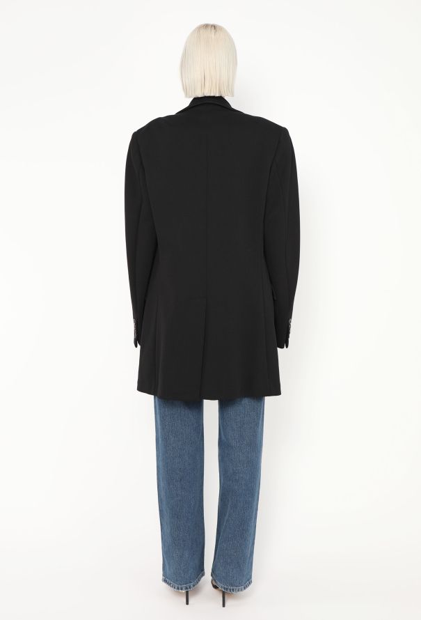 Prada Late '90s Oversized Twill Blazer - 5