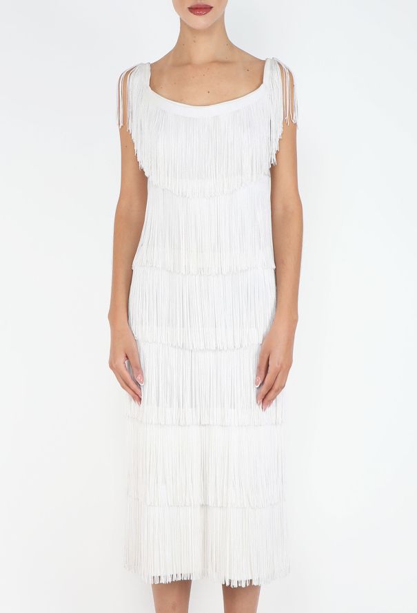 Azzaro ICONIC 1969 Tiered Fringe Dress - 4