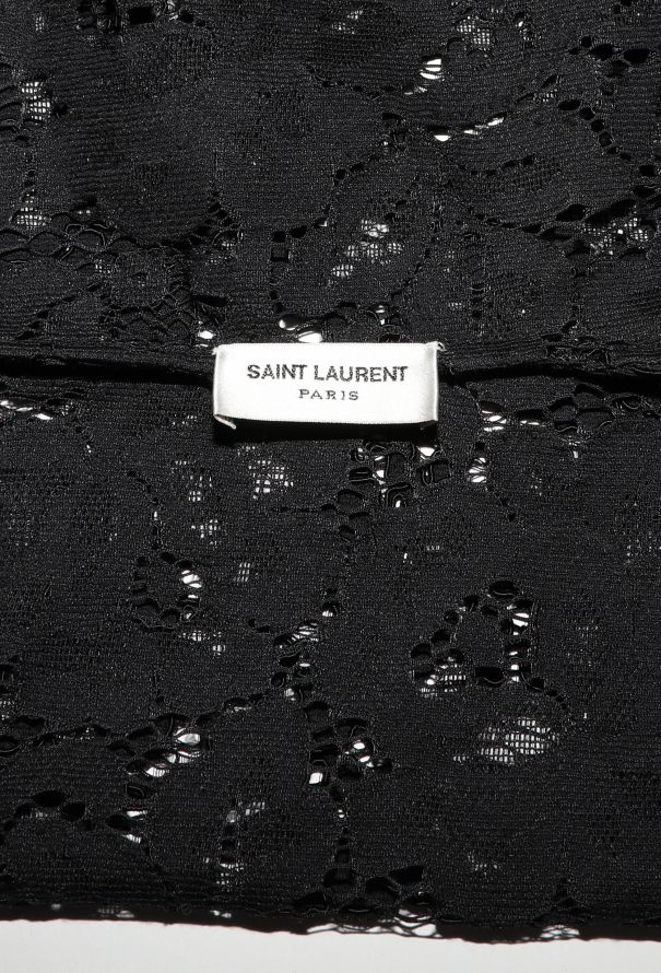 Saint Laurent Guipure Embroidered Lace Top - 4 Saint Laurent Guipure Embroidered Lace Top - 4