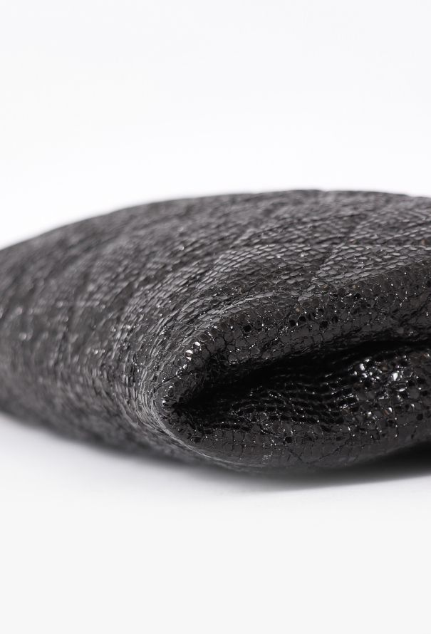 Chanel Black Iridescent Clutch With Chain - 10 Chanel Black Iridescent Clutch With Chain - 10