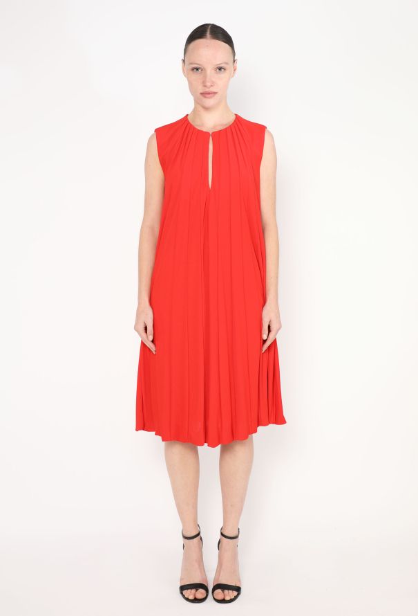 Gucci Pleated Keyhole Dress - 1