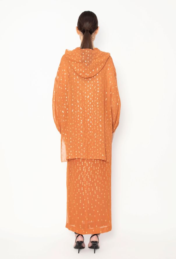 Christian Dior COLLECTOR 1976 Lamé Georgette Ensemble - 8