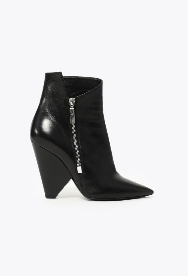Saint Laurent 2017 Niki Leather Ankle Boots - 1